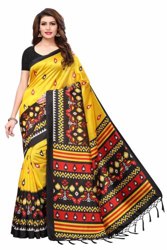 Asha's Mysore Silk Jhalor Printed Saree