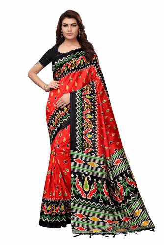 Asha's Mysore Silk Jhalor Printed Saree