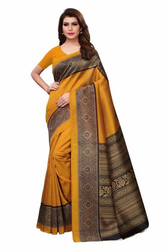 Asha's Mysore Silk Plain Saree