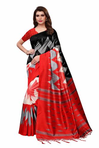 Asha's Mysore Silk Jhalor Printed Saree