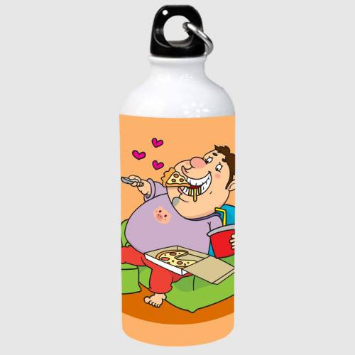 Brandname Sipper Water Bottle 600 ml | Aluminium Sipper with funky quotes