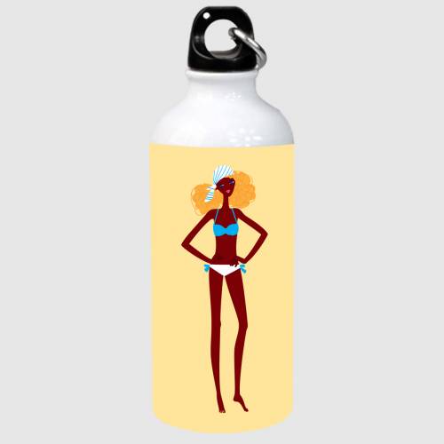 Brandname Sipper Water Bottle 600 Ml | Aluminium Sipper With Funky Quotes