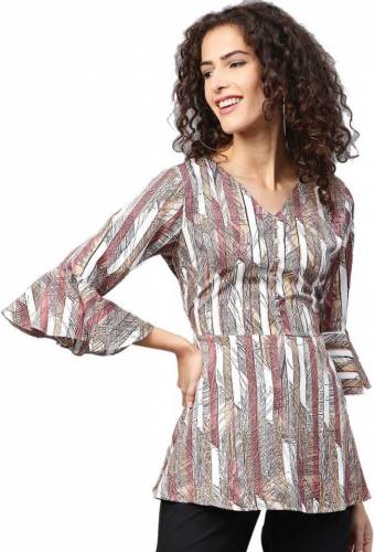 Shree Women's Poly Crepe Printed Tunic