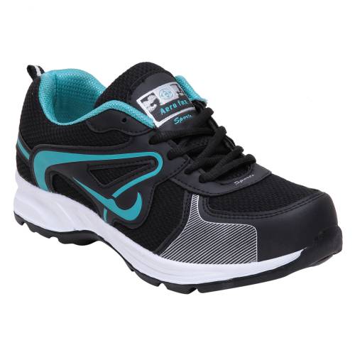   AeroFax Men Sport Black C Green Running  Shoes 