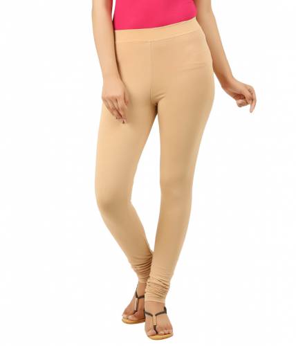 Womens Churidar Leggings – Almond